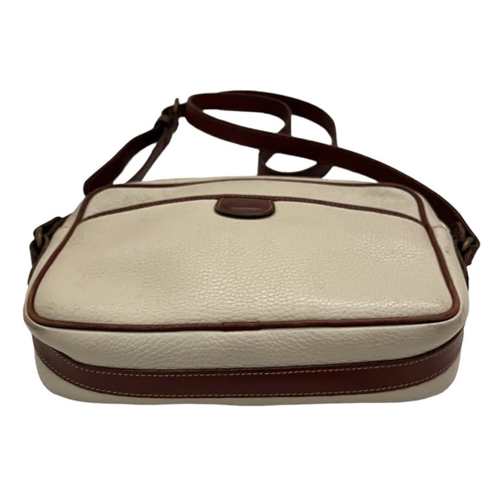 Coach Sheridan Collection Crossbody Ivory Pebbled Leather Bag Rare Vintage USA - Picture 4 of 12